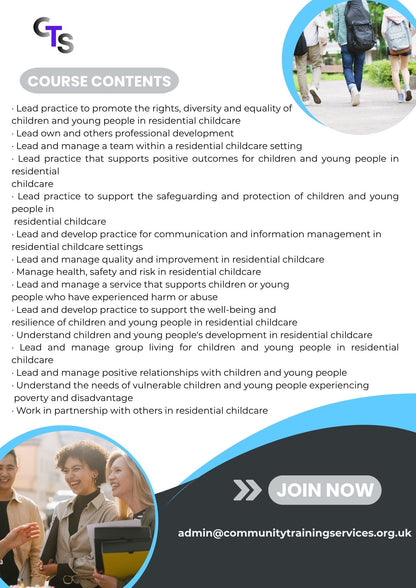 Level 5 Leadership & Management in Residential Childcare