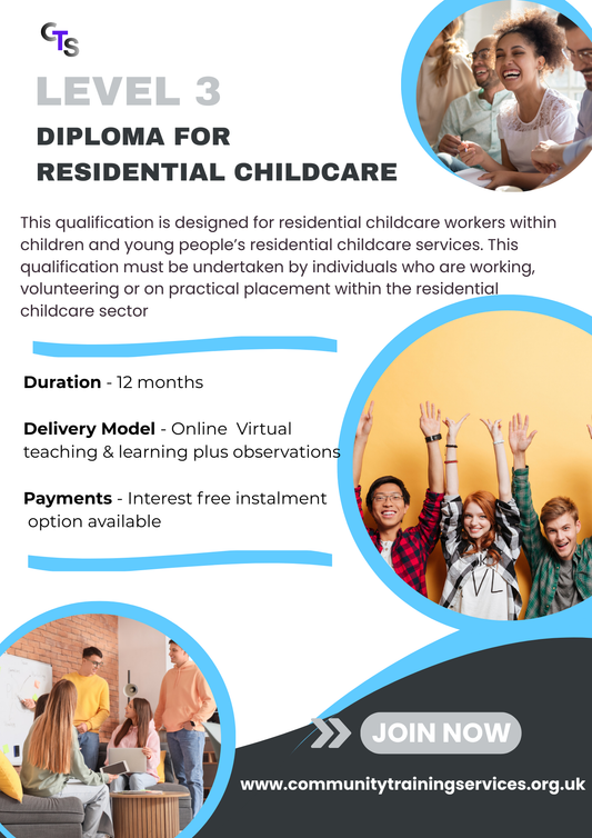 Level 3 Diploma in Residentail Childcare